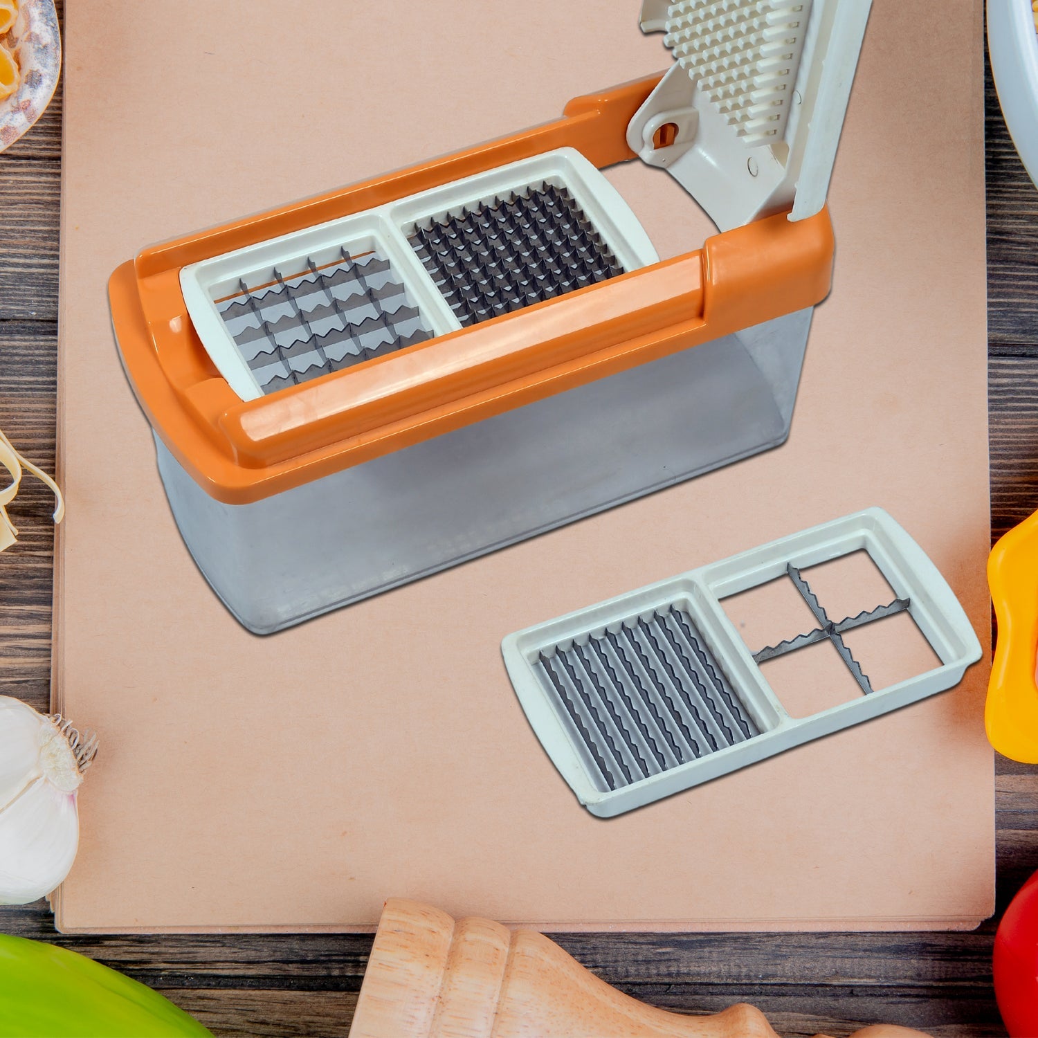 5232 12 in 1 Multi-Purpose Vegetable & Fruit Grater, Slicer, Cutter, Vegetable & Fruit Chopper DeoDap 5232 12 in 1 Multi-Purpose Vegetable & Fruit Grater, Slicer, Cutter, Vegetable & Fruit Chopper DeoDap